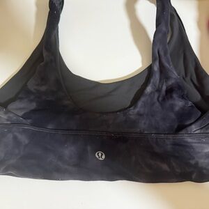 Lululemon ALIGN- reversible sports bra (A/B cup) tie dye grey/black/white